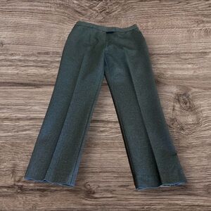 Investments Petites Grey Black Stretch Trousers Pants Size 6PR